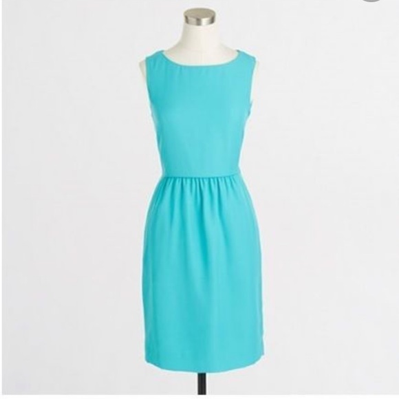 J. Crew Dresses & Skirts - J. Crew Factory Caribbean Blue Sleeveless Dress